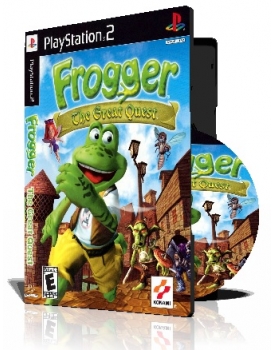 Frogger The Great Quest با کاور کامل و چاپ روی دیسک
